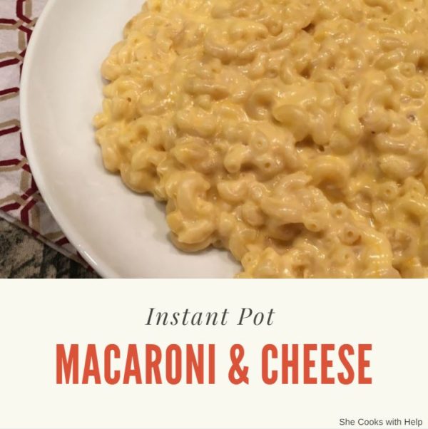 Instant Pot Macaroni & Cheese Recipe {so creamy and delicious} - She ...